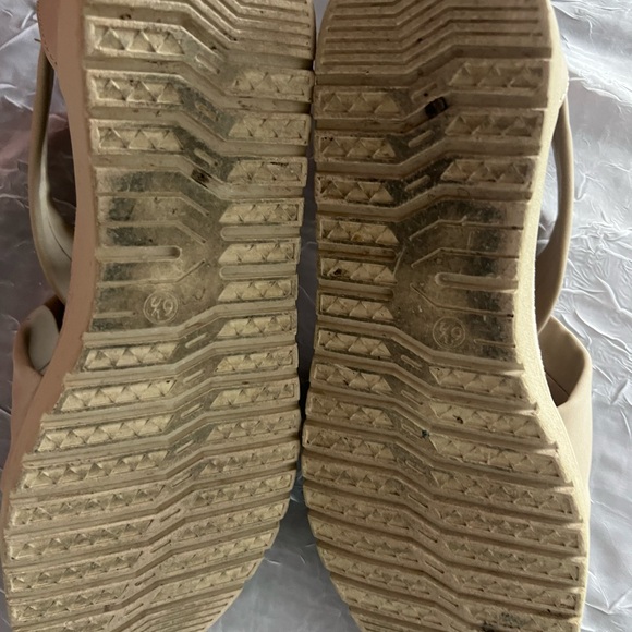 Women’s Earth Spirit Cream Women's strappy Sandals soft zip back size  6.5 - Picture 7 of 7